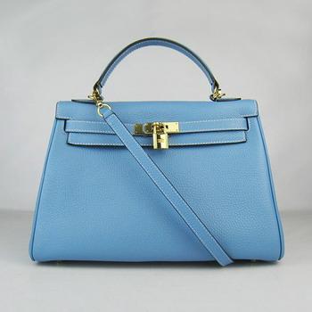 HKL32OLBG007 Hermes Kelly 32CM luce blu (oro)